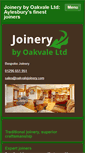 Mobile Screenshot of oakvalejoinery.com